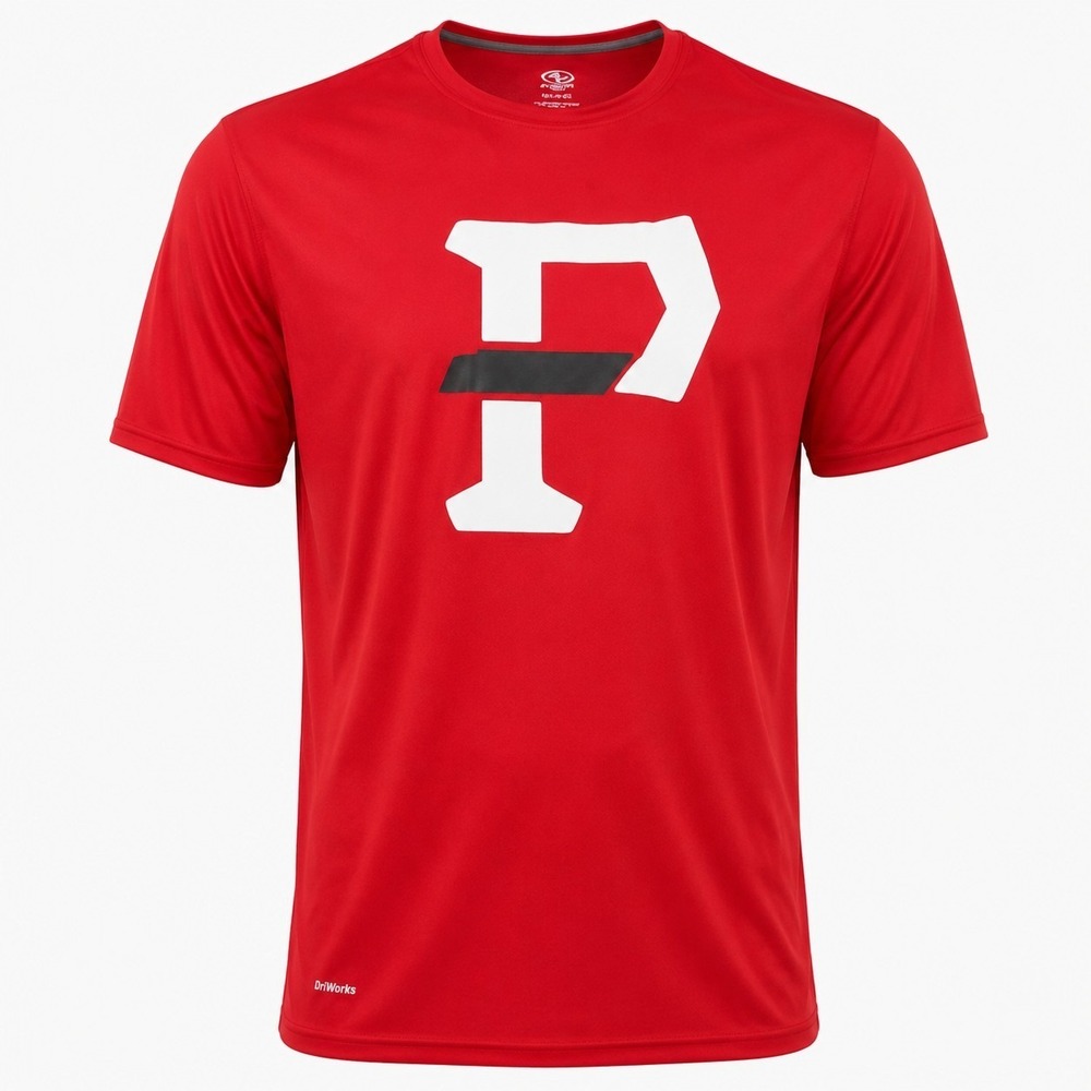 Athletic Works DriWorks‎ Mens 3XL Red Graphic Athletic Shirt Short Sleeve...